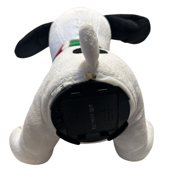 Vintage Gemmy Musical Snoopy Plush With Christmas Tree & Scarf 11" Holiday Decor - Picture 4 of 4